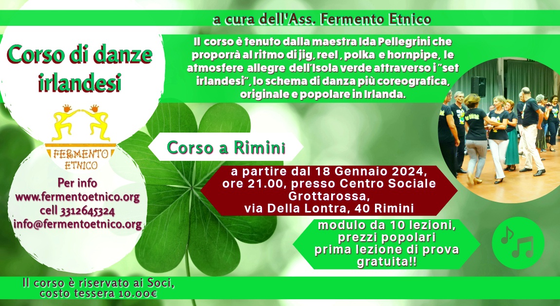 Corso Di Danze Irlandesi. Secondo Modulo